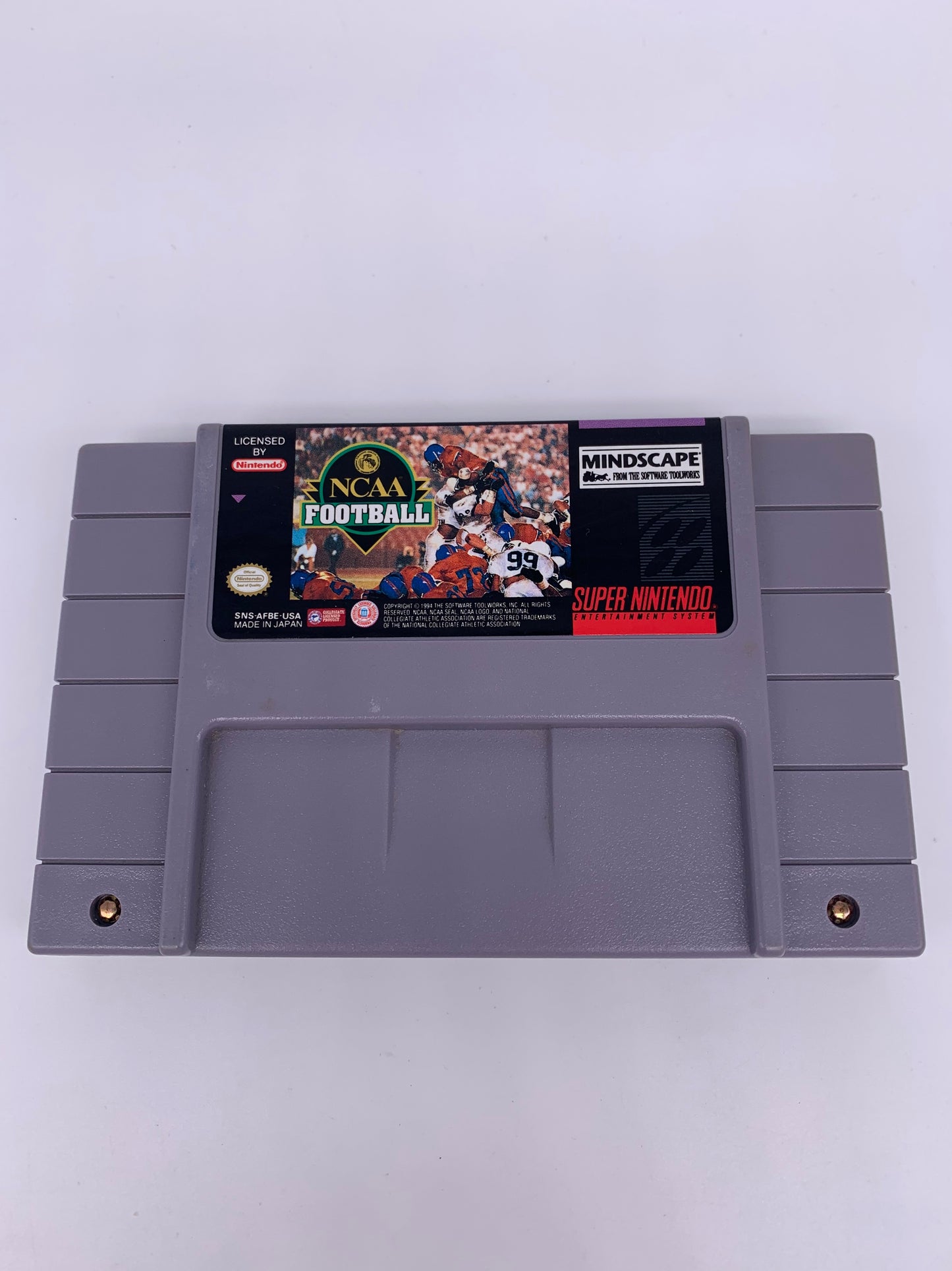 PiXEL-RETRO.COM : SUPER NINTENDO NES (SNES) GAME NTSC NCAA FOOTBALL