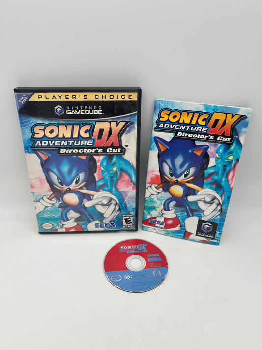 PiXEL-RETRO.COM : NINTENDO GAMECUBE COMPLETE CIB BOX INSTRUCTION MANUAL GAME NTSC SONIC DX ADVENTURE DIRECTORS CUT