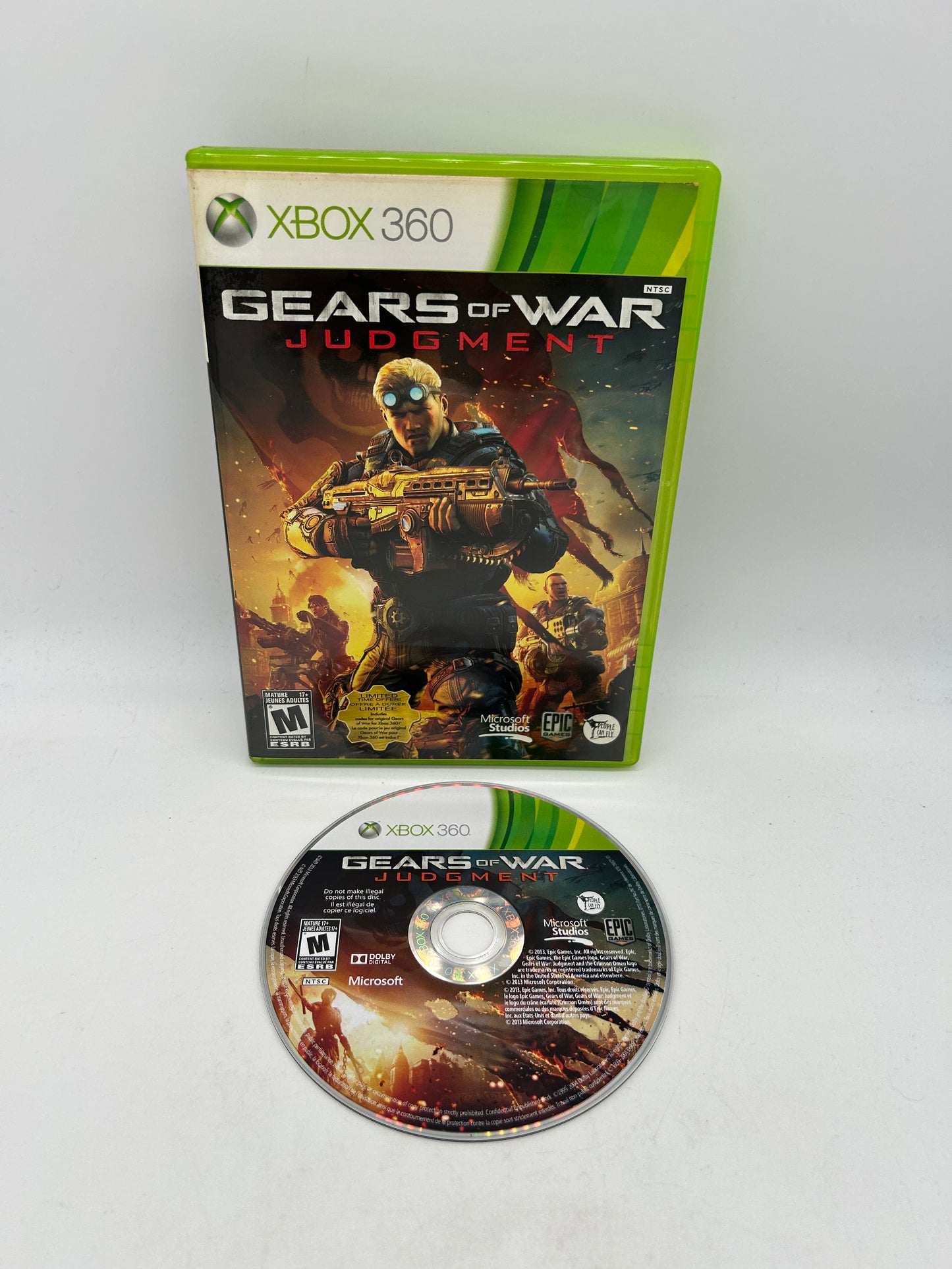 PiXEL-RETRO.COM : MICROSOFT XBOX 360 COMPLETE CIB BOX MANUAL GAME NTSC GEAR OF WAR JUDGMENT