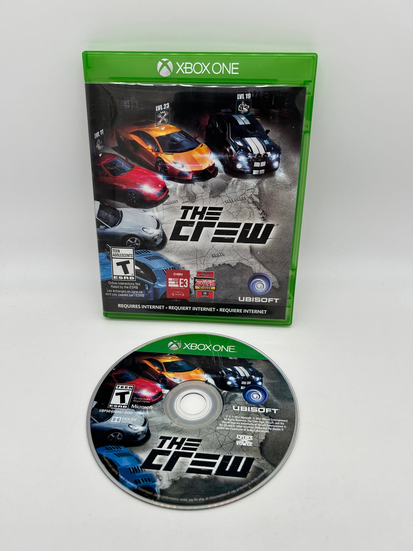 PiXEL-RETRO.COM : MICROSOFT XBOX ONE COMPLETE CIB BOX MANUAL GAME NTSC THE CREW