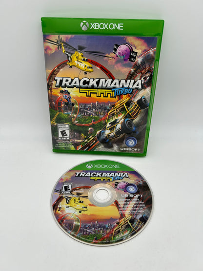 PiXEL-RETRO.COM : MICROSOFT XBOX ONE COMPLETE CIB BOX MANUAL GAME NTSC TRACKMANIA TURBO TM