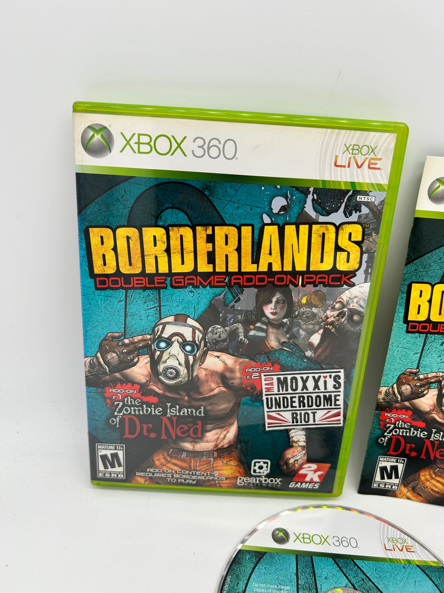 Microsoft XBOX 360 | BORDERLANDS | DOUBLE GAME ADD-ON CONTENT PACK