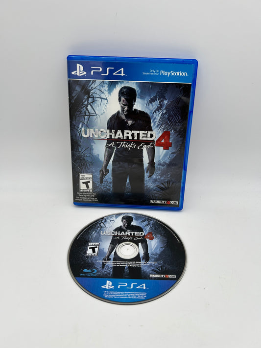 PiXEL-RETRO.COM : SONY PLAYSTATION 4 (PS4) COMPLETE CIB BOX MANUAL GAME NTSC UNCHARTED 4 A THIEF'S END