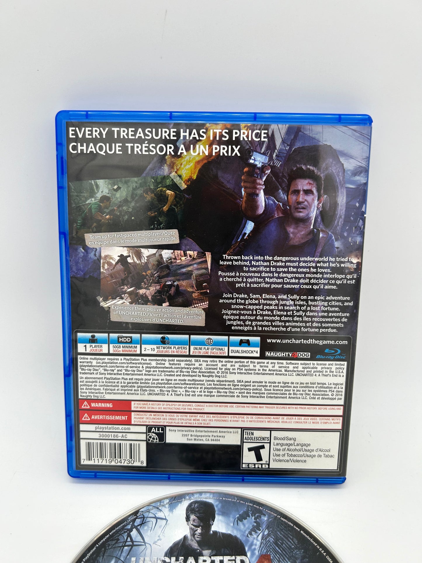 SONY PLAYSTATiON 4 [PS4] | UNCHARTED 4 AT THIEFS END