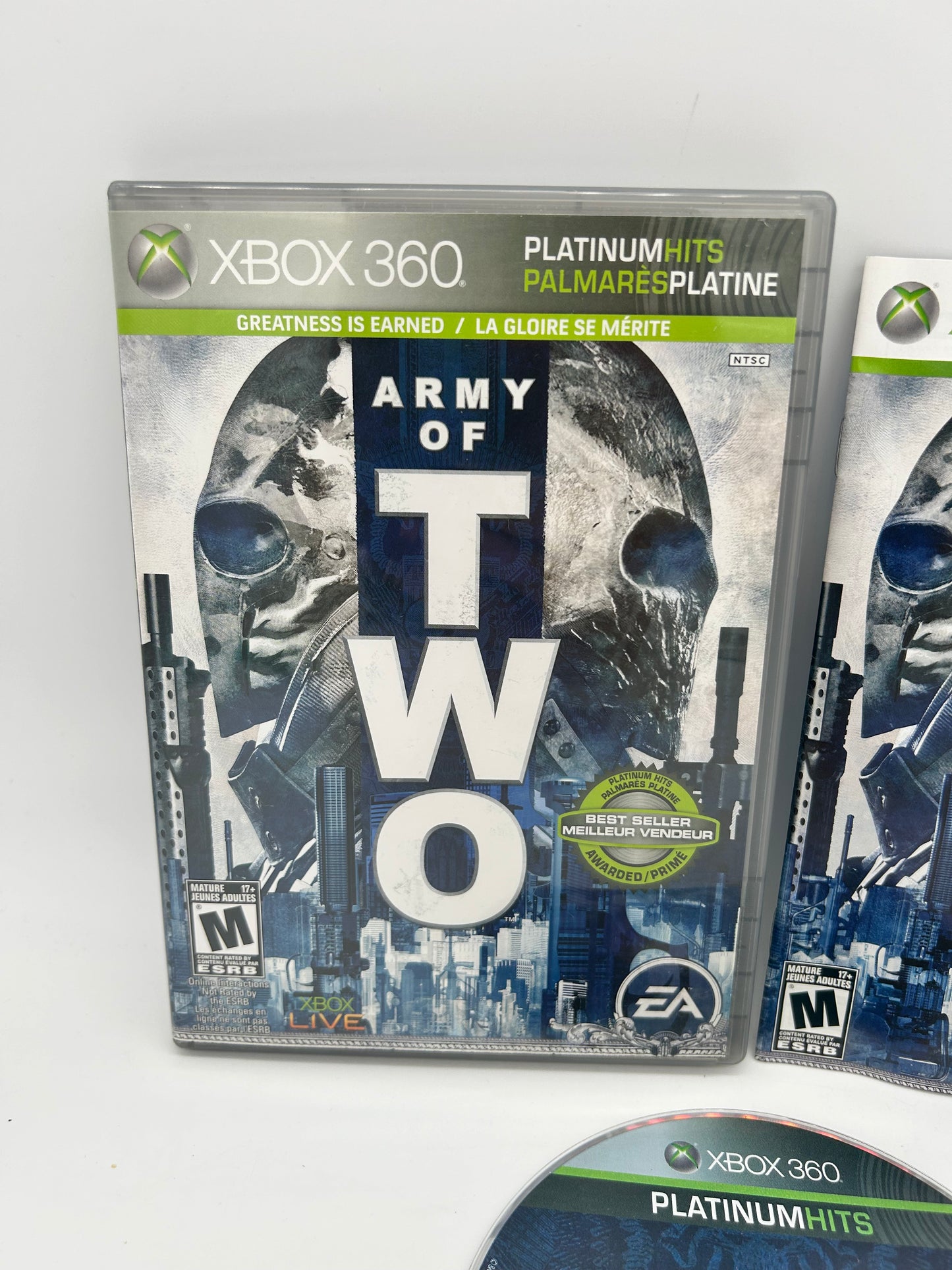 MiCROSOFT XBOX 360 | ARMY OF TWO | PLATiNUM HiTS