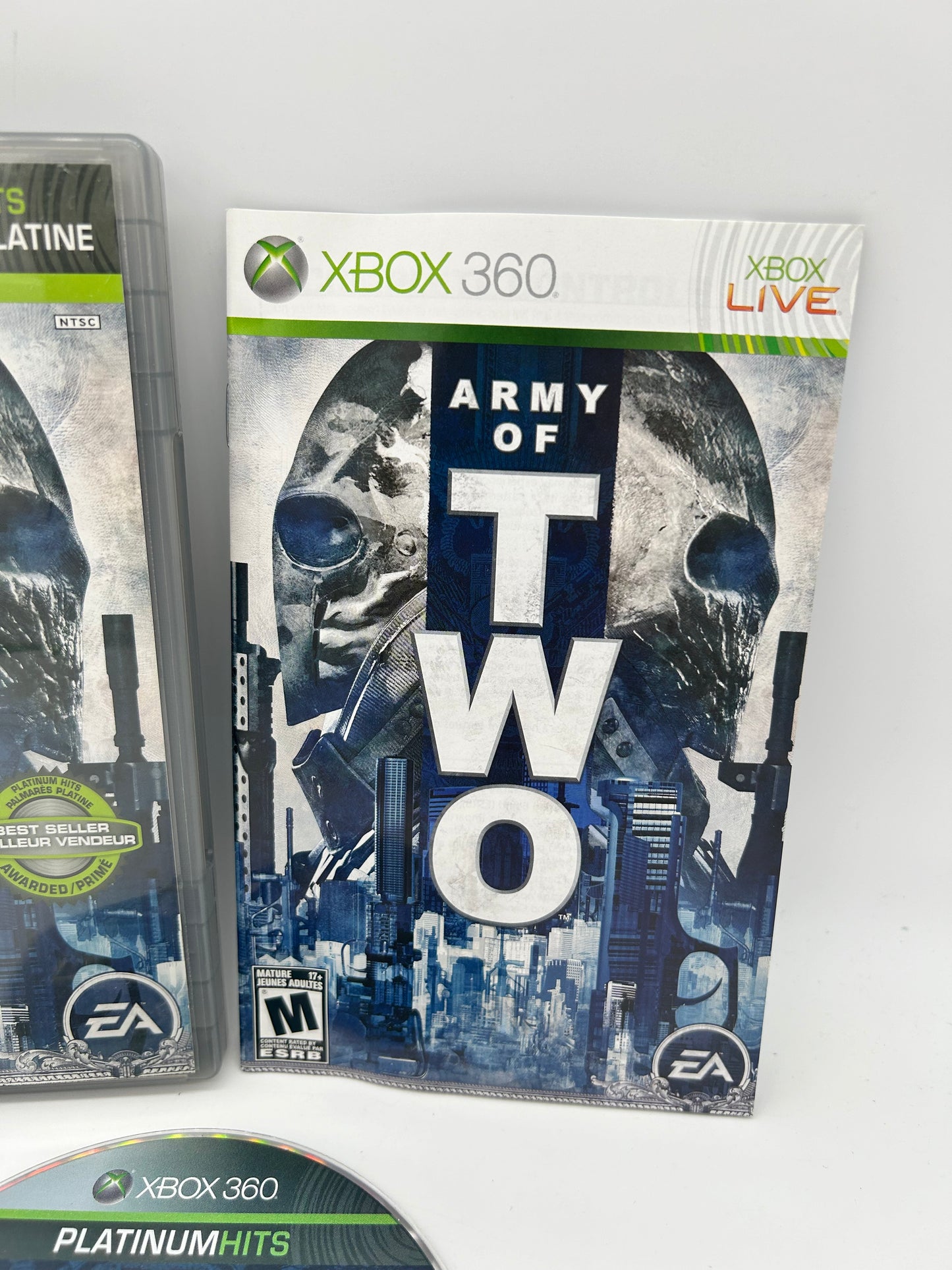 MiCROSOFT XBOX 360 | ARMY OF TWO | PLATiNUM HiTS