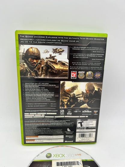 Microsoft XBOX 360 | ENEMY TERRiTORY QUAKE WARS