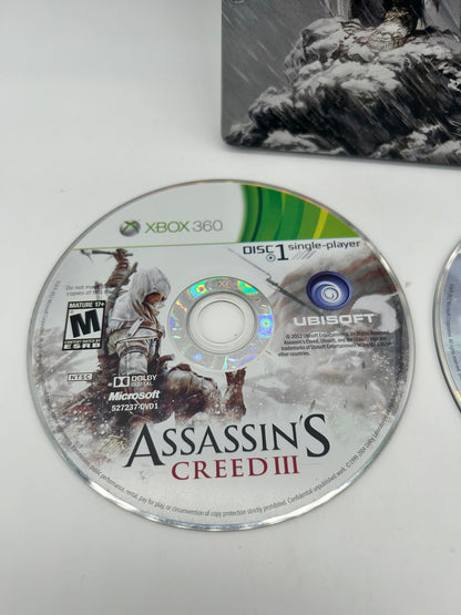 MiCROSOFT XBOX 360 | ASSASSiNS CREED III | STEELBOOK EDiTiON