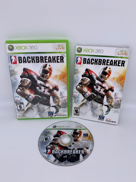 PiXEL-RETRO.COM : MICROSOFT XBOX 360 COMPLETE CIB BOX MANUAL GAME NTSC BACKBREAKER