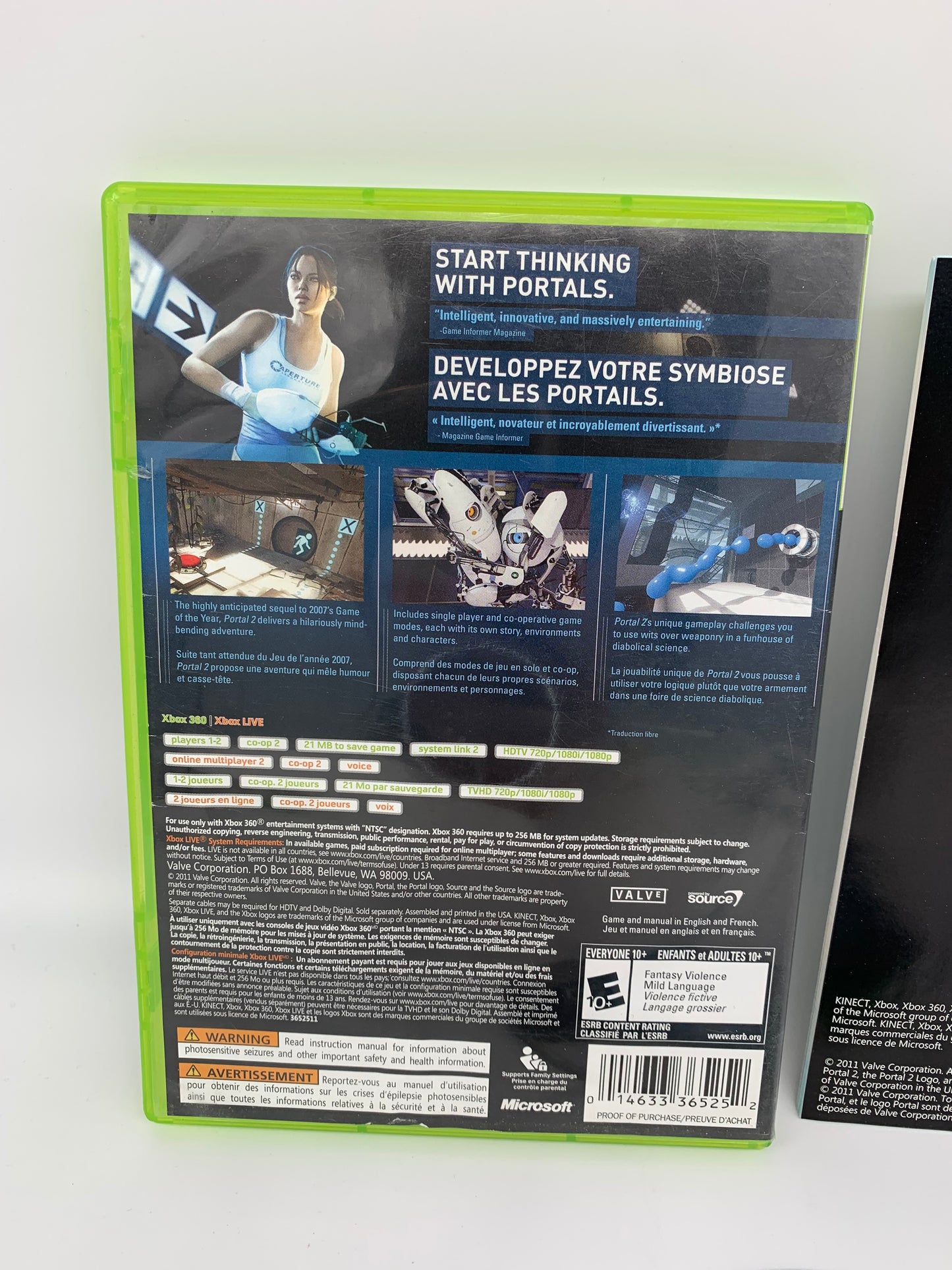 MiCROSOFT XBOX 360 | PORTAL 2