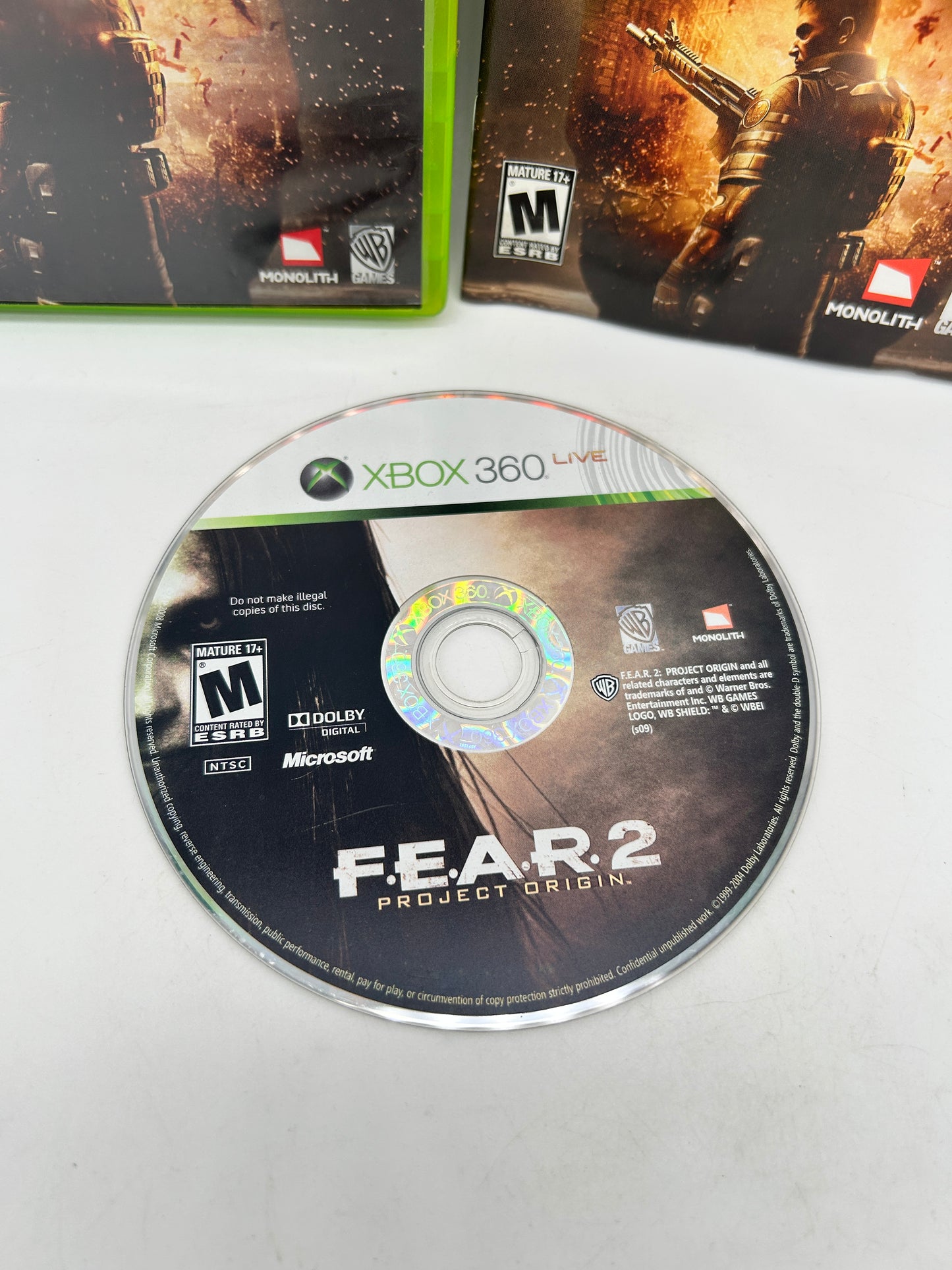 Microsoft XBOX 360 | FEAR FEAR 2 PROJECT ORiGiN