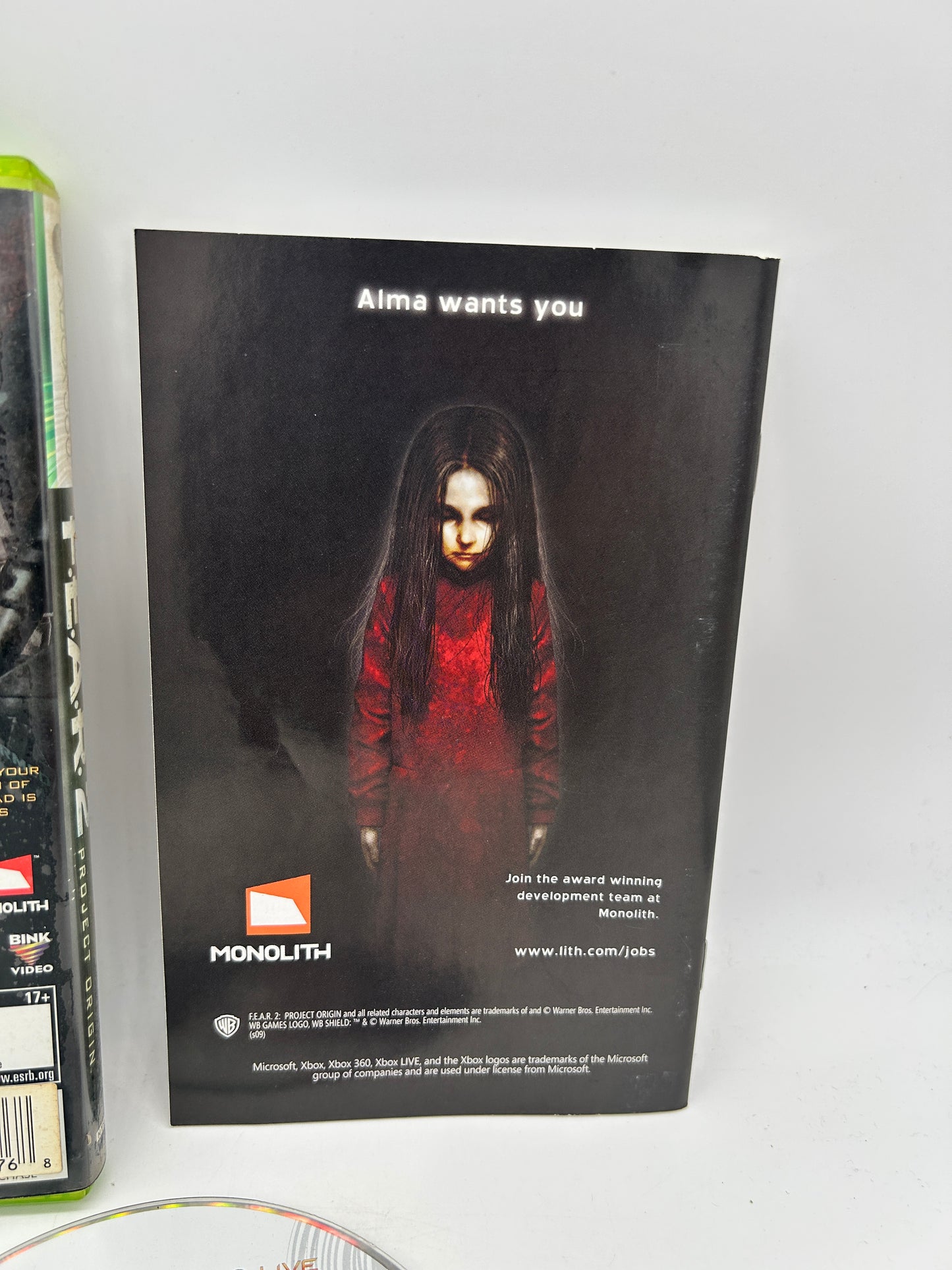 Microsoft XBOX 360 | FEAR FEAR 2 PROJECT ORiGiN