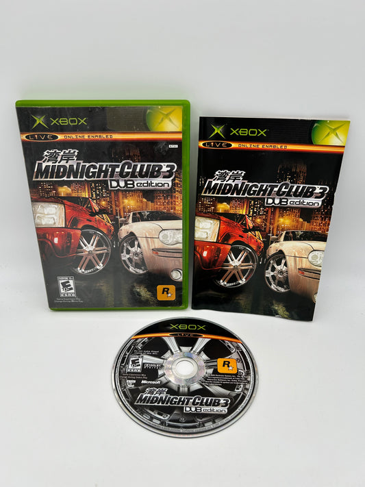 PiXEL-RETRO.COM : MICROSOFT XBOX GAME NTSC MIDNIGHT CLUB 3 DUB EDITION