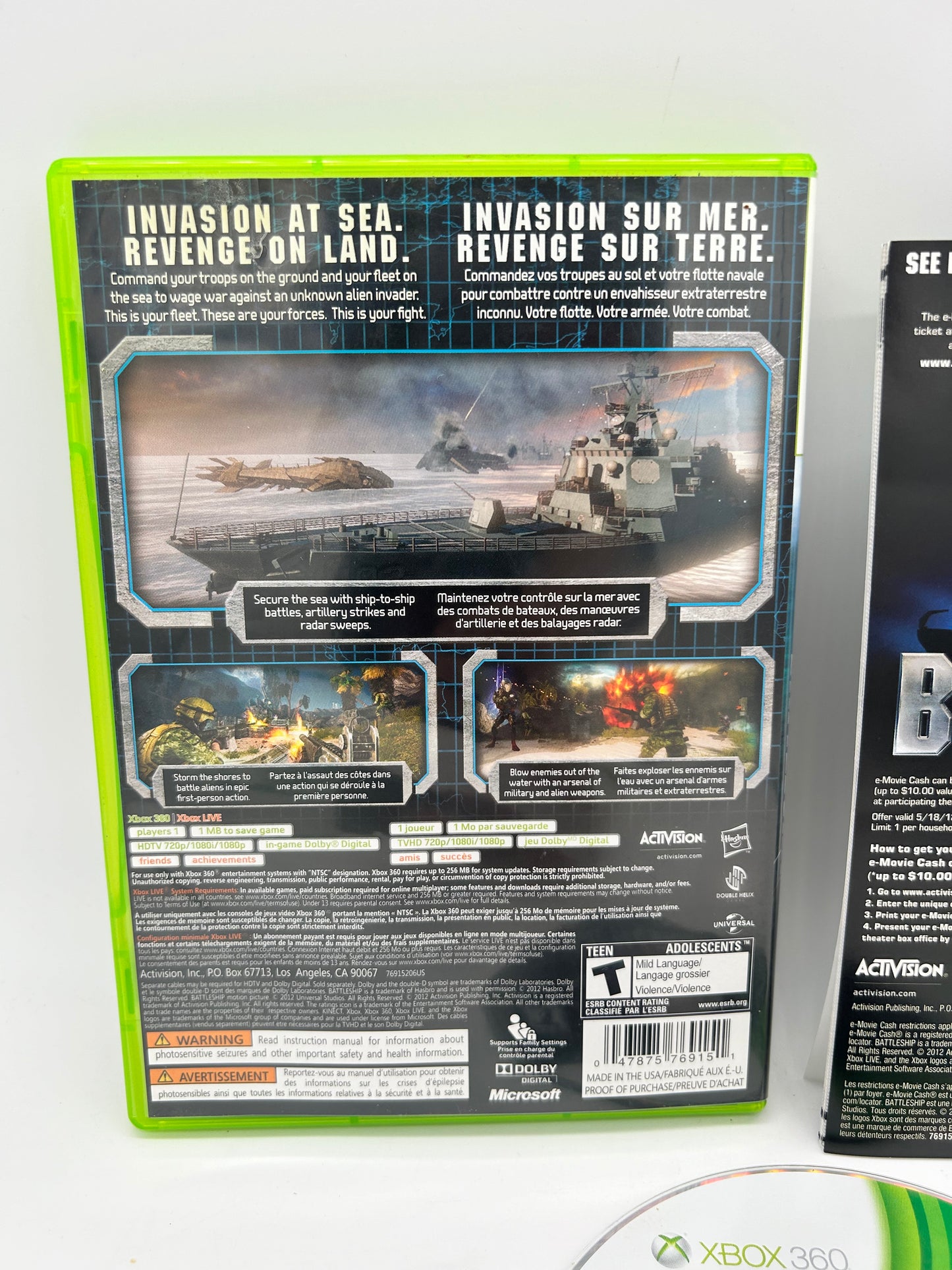 MiCROSOFT XBOX 360 | BATTLESHiP