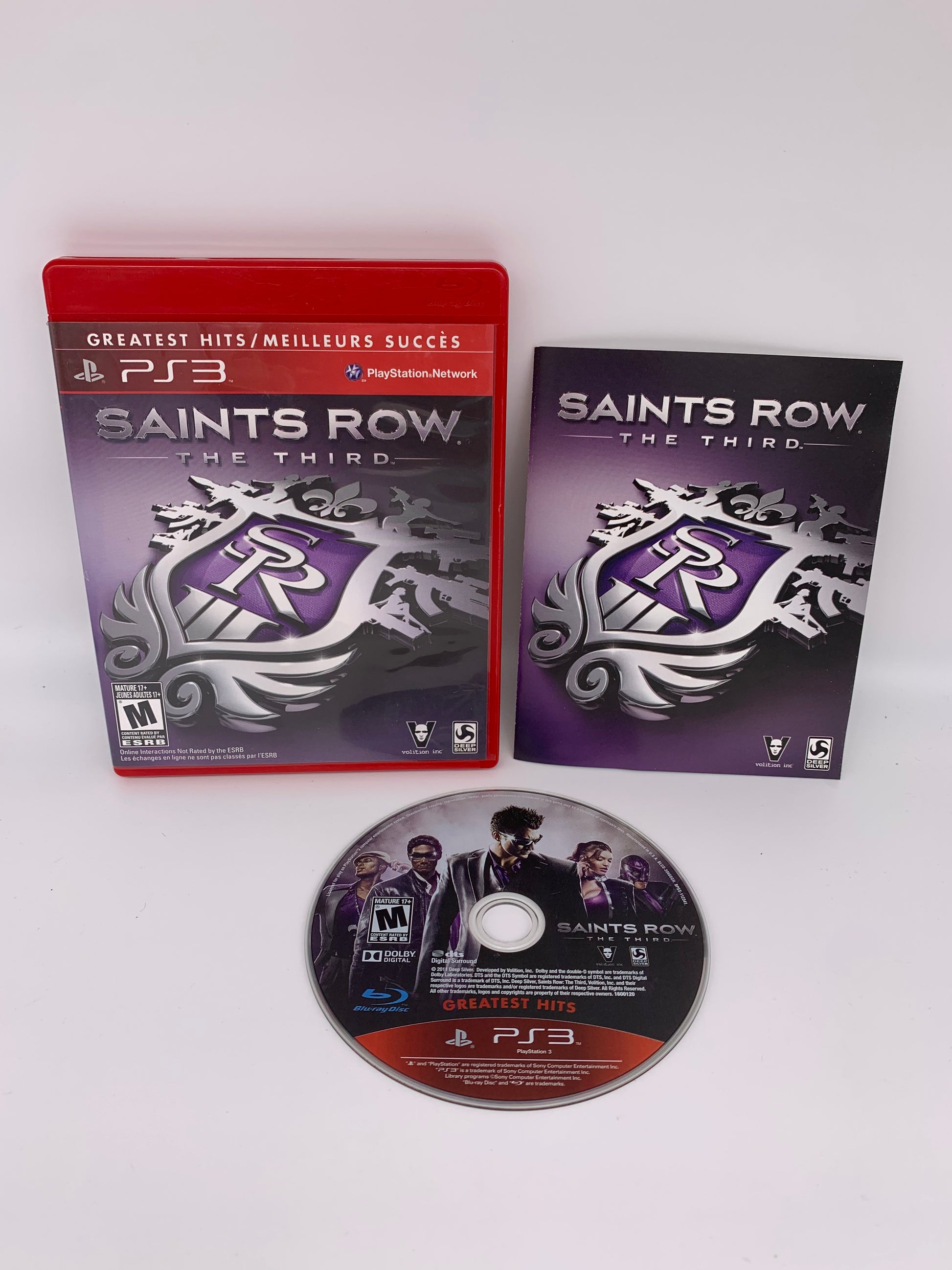 PiXEL-RETRO.COM : SONY PLAYSTATION 3 (PS3) COMPLET CIB BOX MANUAL GAME NTSC SAINTS ROW THE THIRD