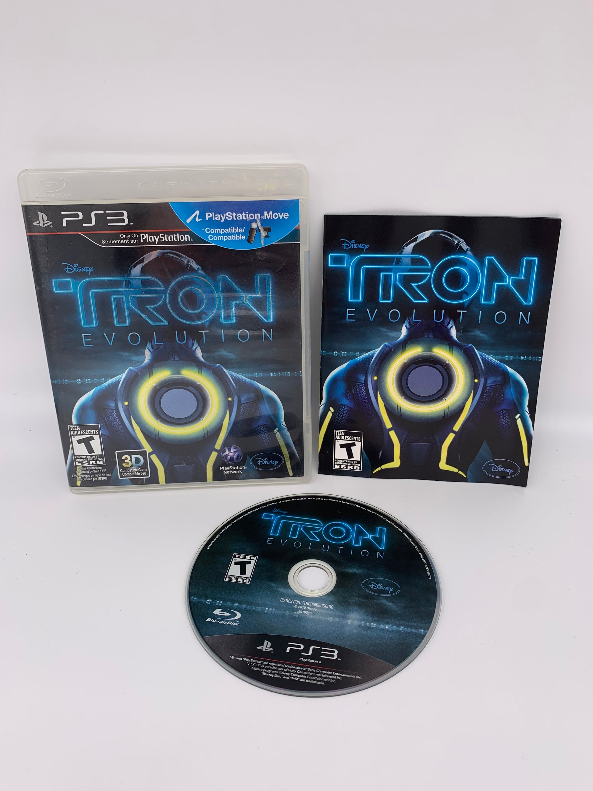 PiXEL-RETRO.COM : SONY PLAYSTATION 3 (PS3) COMPLET CIB BOX MANUAL GAME NTSC TRON EVOLUTION