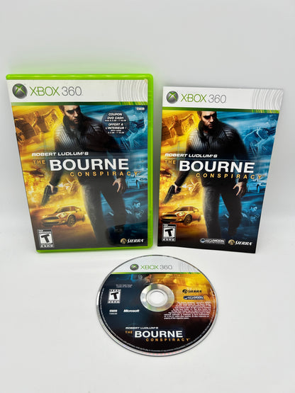 PiXEL-RETRO.COM : MICROSOFT XBOX 360 COMPLETE CIB BOX MANUAL GAME NTSC ROBERT LUDLUMS THE BOURNE CONSPiRACY