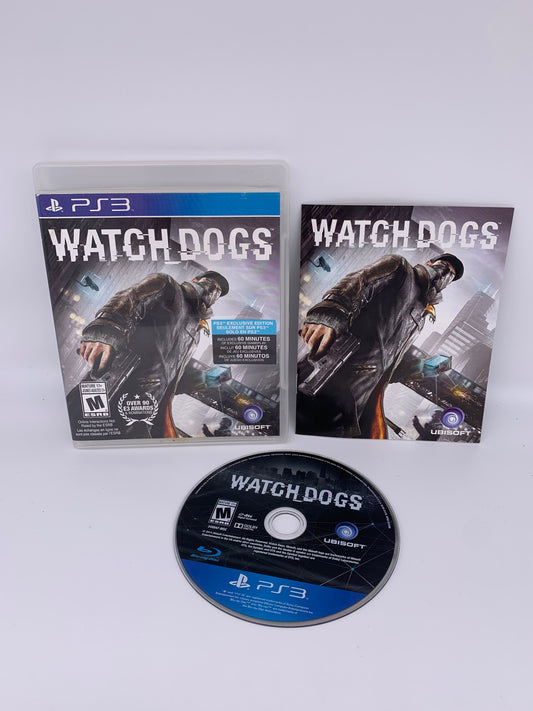 PiXEL-RETRO.COM : SONY PLAYSTATION 3 (PS3) COMPLET CIB BOX MANUAL GAME NTSC WATCH DOGS