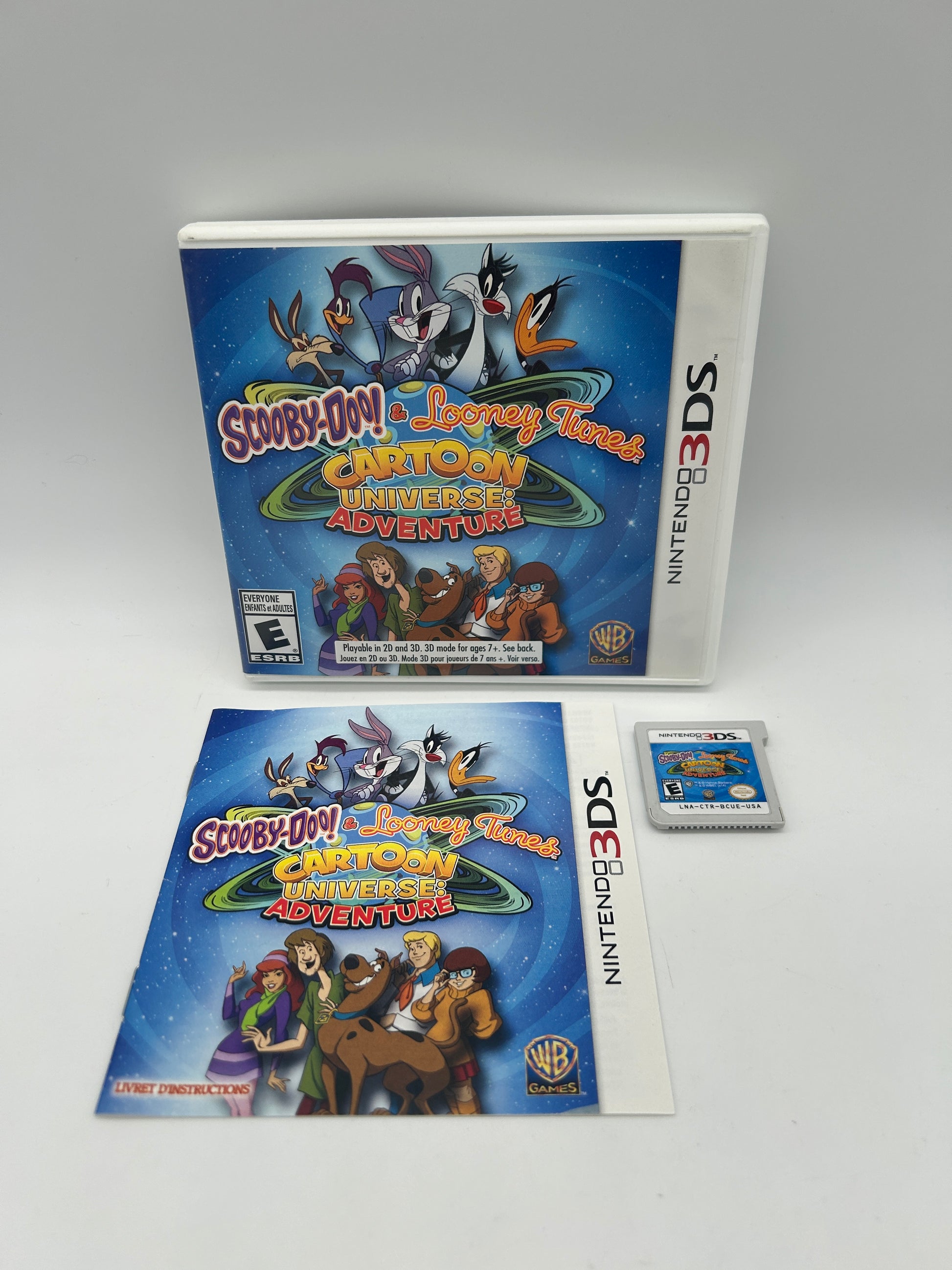 PiXEL-RETRO.COM : NINTENDO 3DS (3DS) COMPLETE CIB BOX MANUAL GAME NTSC SCOOBY-DOO & LOONEY TUNES CARTOON UNIVERSE ADVENTURE
