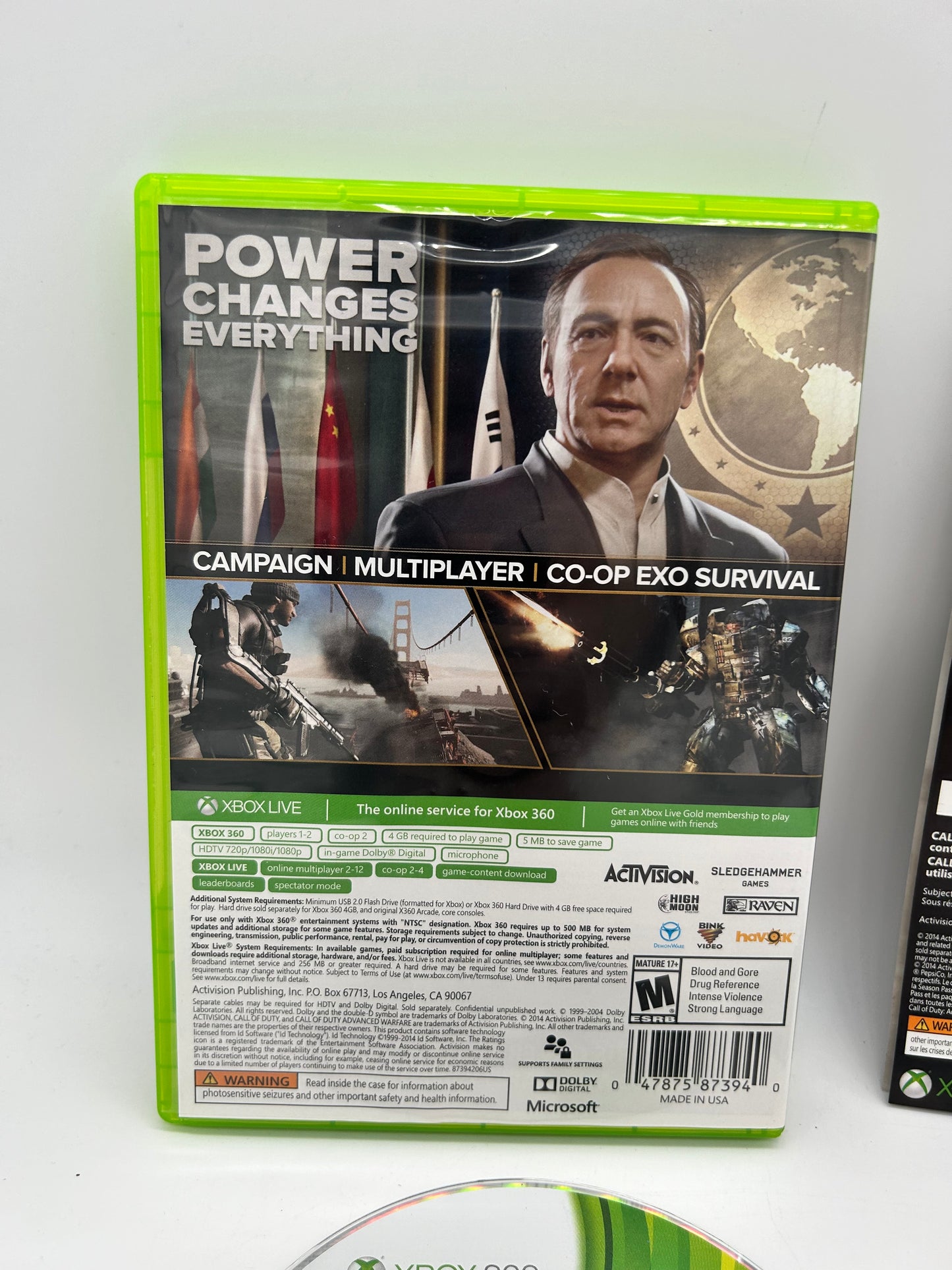 MiCROSOFT XBOX 360 | CALL OF DUTY ADVANCED WARFARE