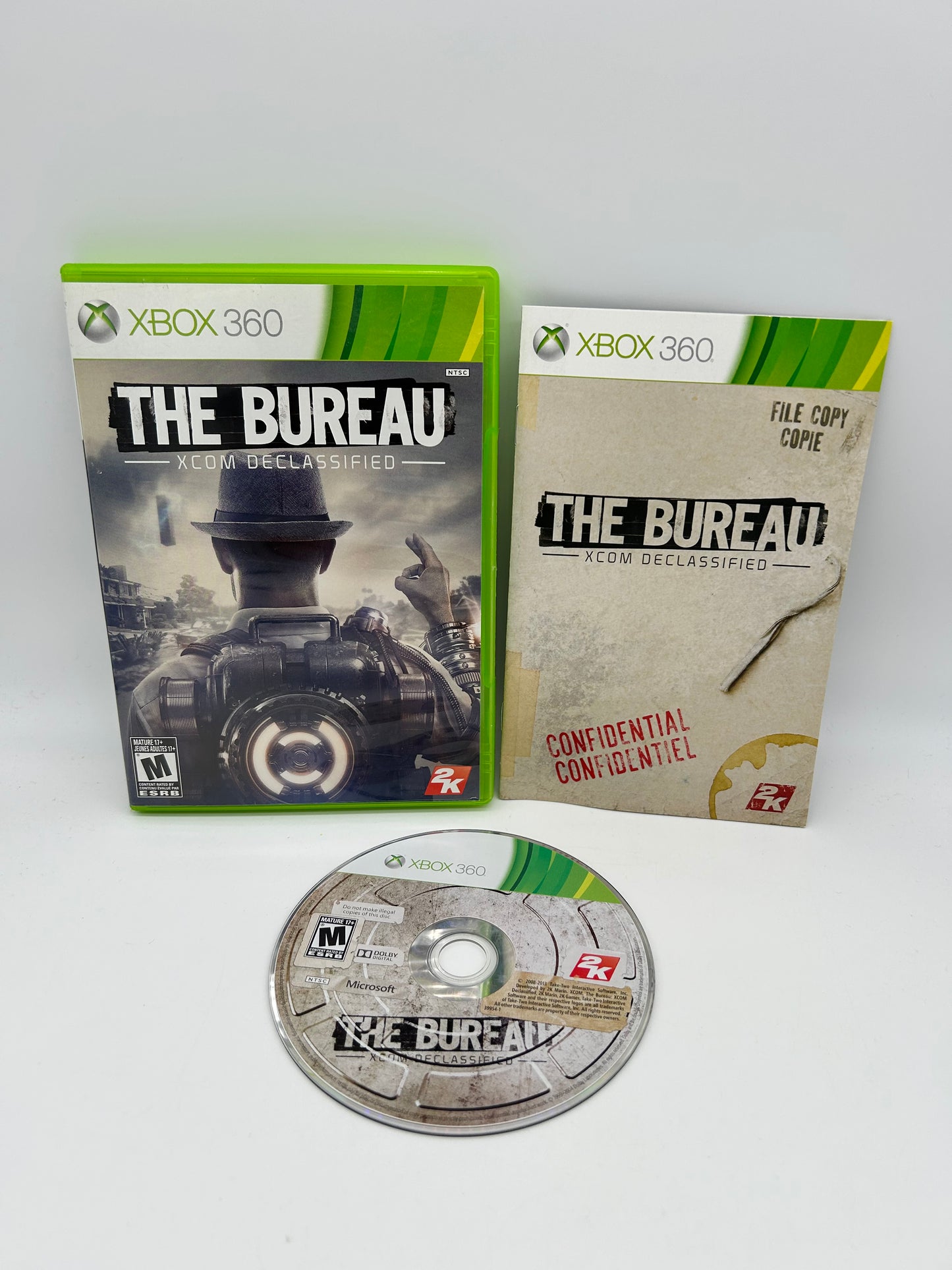 PiXEL-RETRO.COM : MICROSOFT XBOX 360 COMPLETE CIB BOX MANUAL GAME NTSC THE BUREAU XCOM DECLASSIFIED