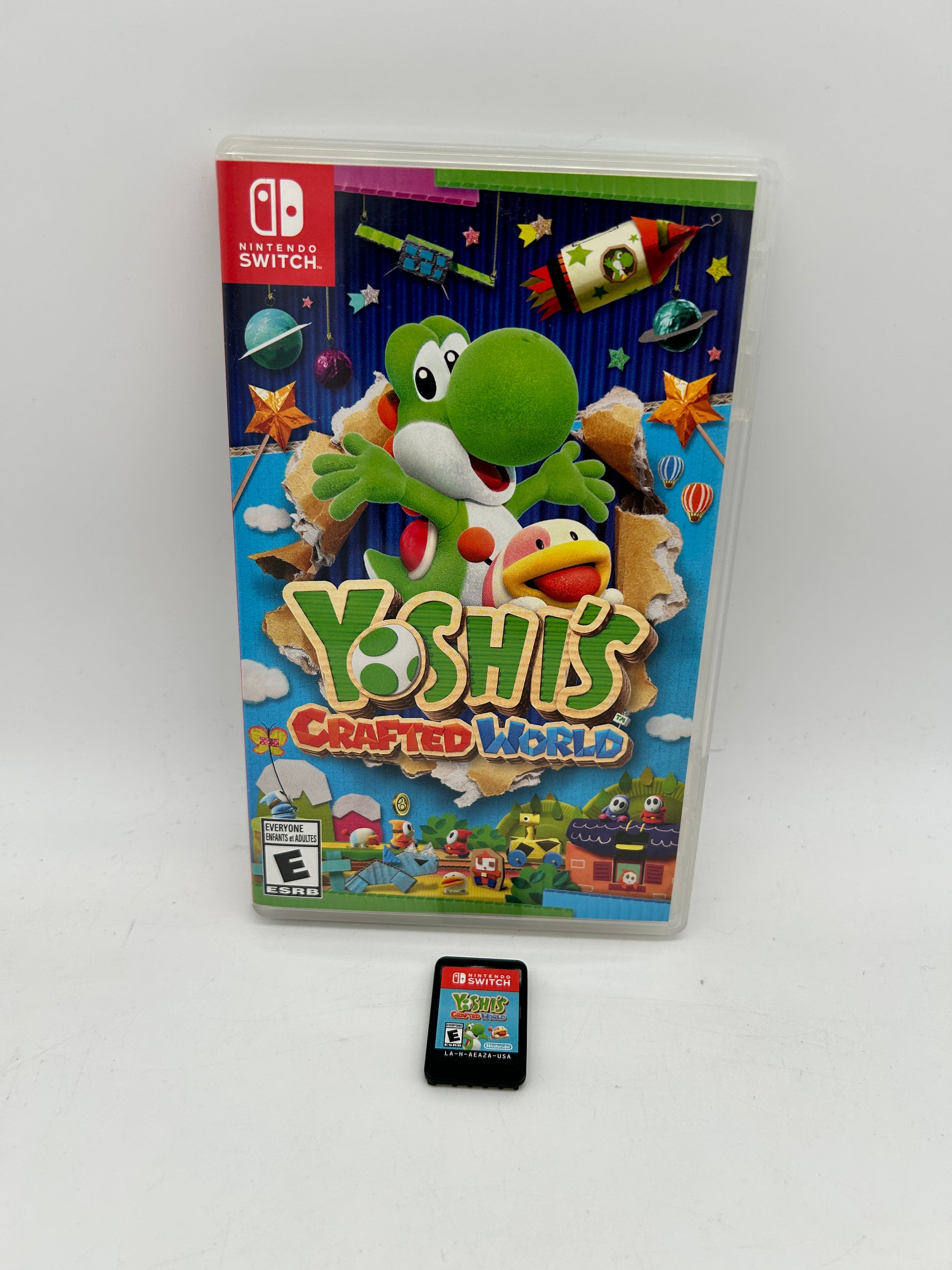 PiXEL-RETRO.COM : NINTENDO SWITCH COMPLETE IN BOX COMPLETE MANUAL GAME NTSC YOSHI'S CRAFTED WORLD