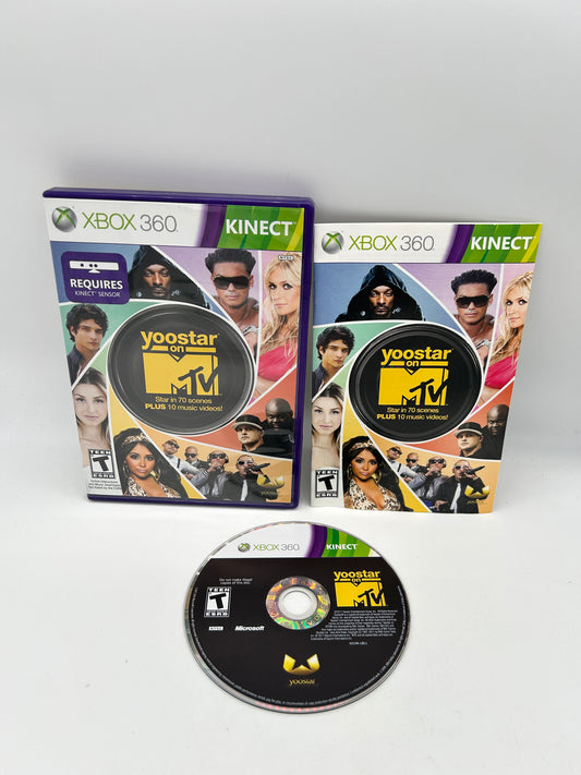 PiXEL-RETRO.COM : MICROSOFT XBOX 360 COMPLETE CIB BOX MANUAL GAME NTSC YOOSTAR ON MTV