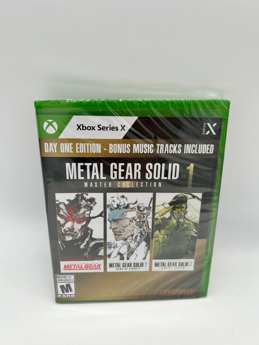 PiXEL-RETRO.COM : MICROSOFT XBOX SERIES X COMPLETE CIB BOX MANUAL GAME NTSC METAL GEAR SOLID VOL 1 MASTER COLLECTION