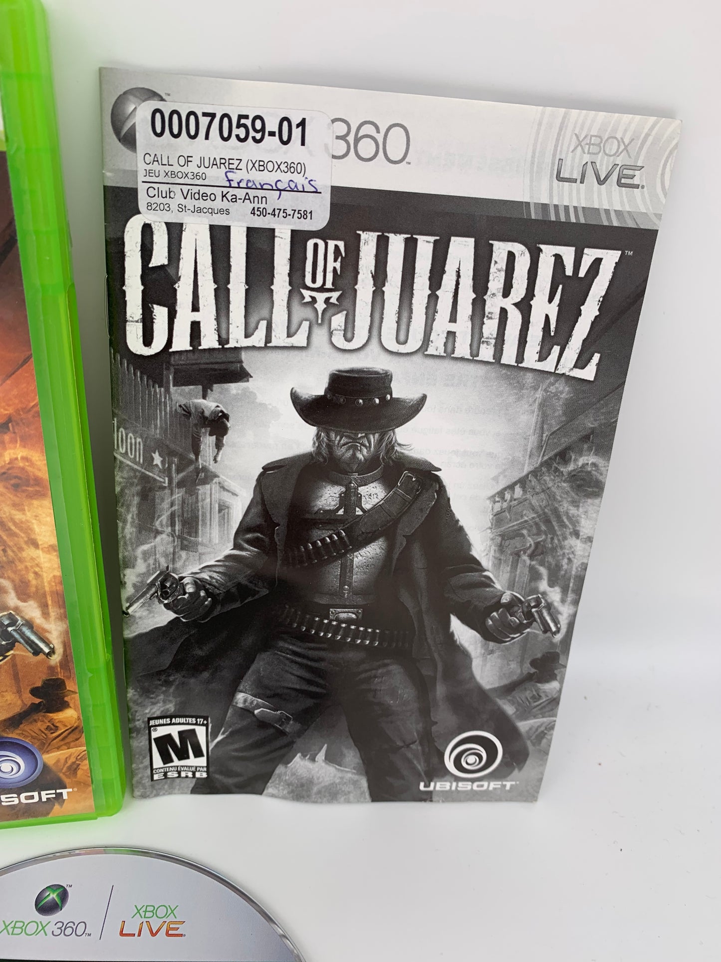 MiCROSOFT XBOX 360 | CALL OF JUAREZ