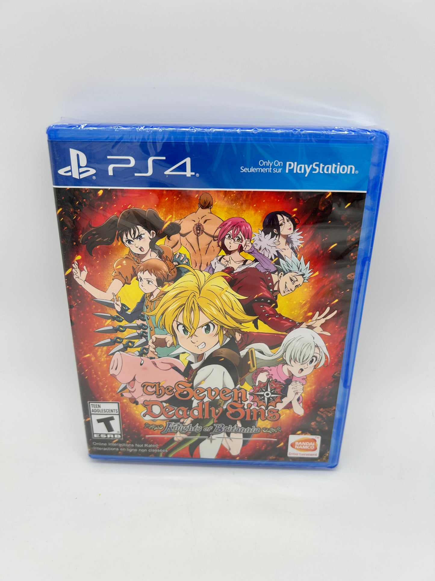 PiXEL-RETRO.COM : SONY PLAYSTATION 4 (PS4) COMPLETE CIB BOX MANUAL GAME NTSC THE SEVEN DEADLY SINS KNIGHTS OF BRITANNIA