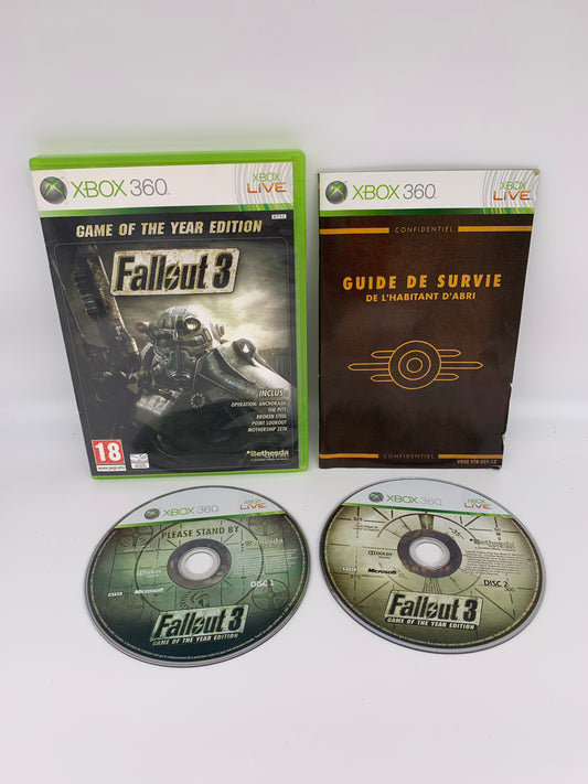 PiXEL-RETRO.COM : MICROSOFT XBOX 360 COMPLETE CIB BOX MANUAL GAME NTSC FALLOUT 3