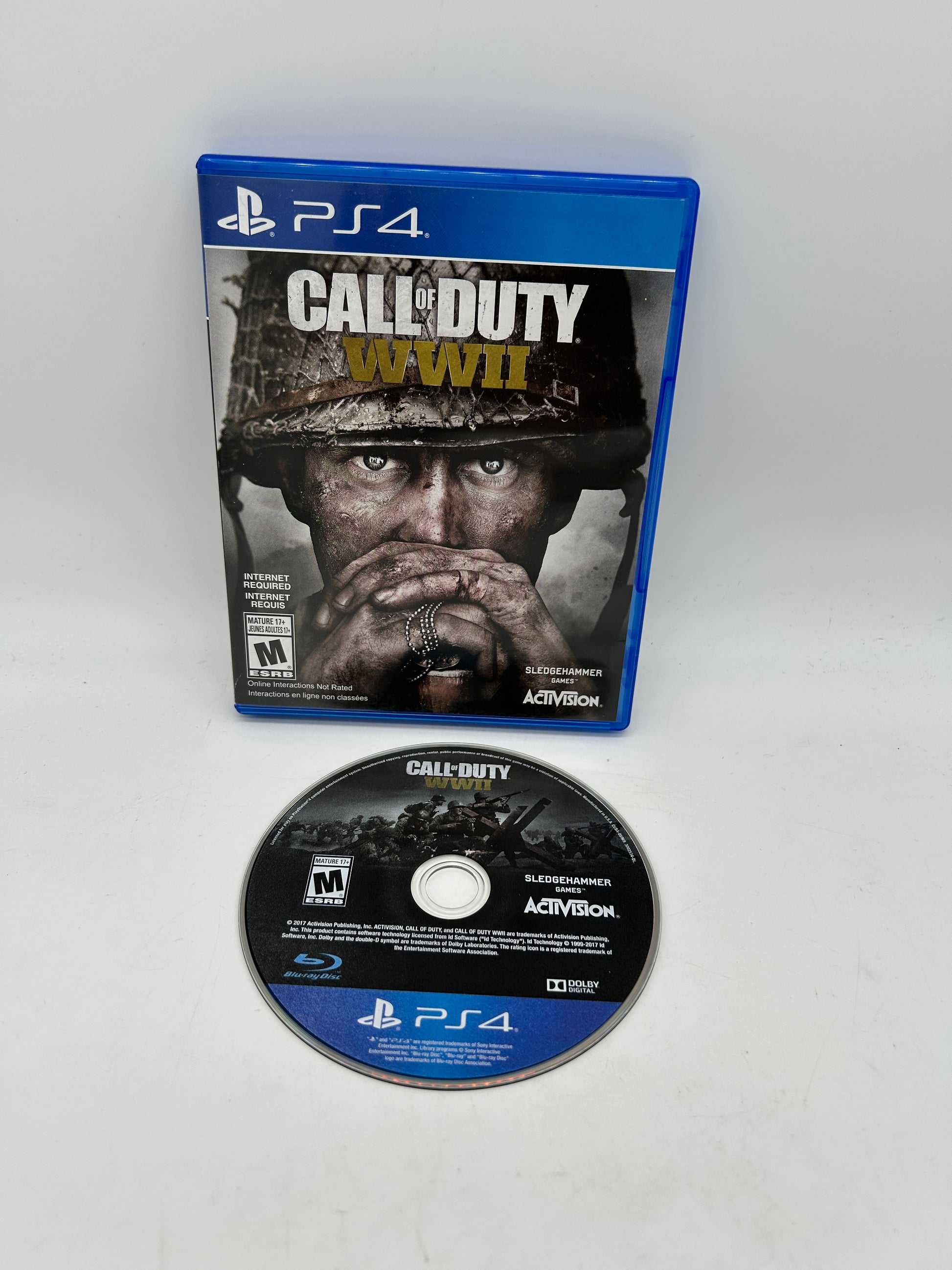 PiXEL-RETRO.COM : SONY PLAYSTATION 4 (PS4) COMPLETE CIB BOX MANUAL GAME NTSC CALL OF DUTY WWII
