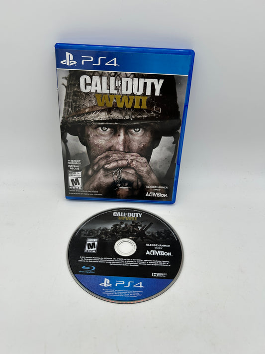 PiXEL-RETRO.COM : SONY PLAYSTATION 4 (PS4) COMPLETE CIB BOX MANUAL GAME NTSC CALL OF DUTY WWII
