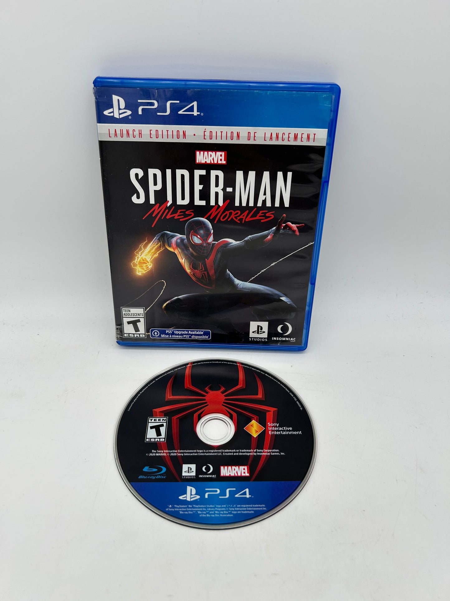 PiXEL-RETRO.COM : SONY PLAYSTATION 4 (PS4) COMPLETE CIB BOX MANUAL GAME NTSC MARVEL SPIDER-MAN MILES MORALES 