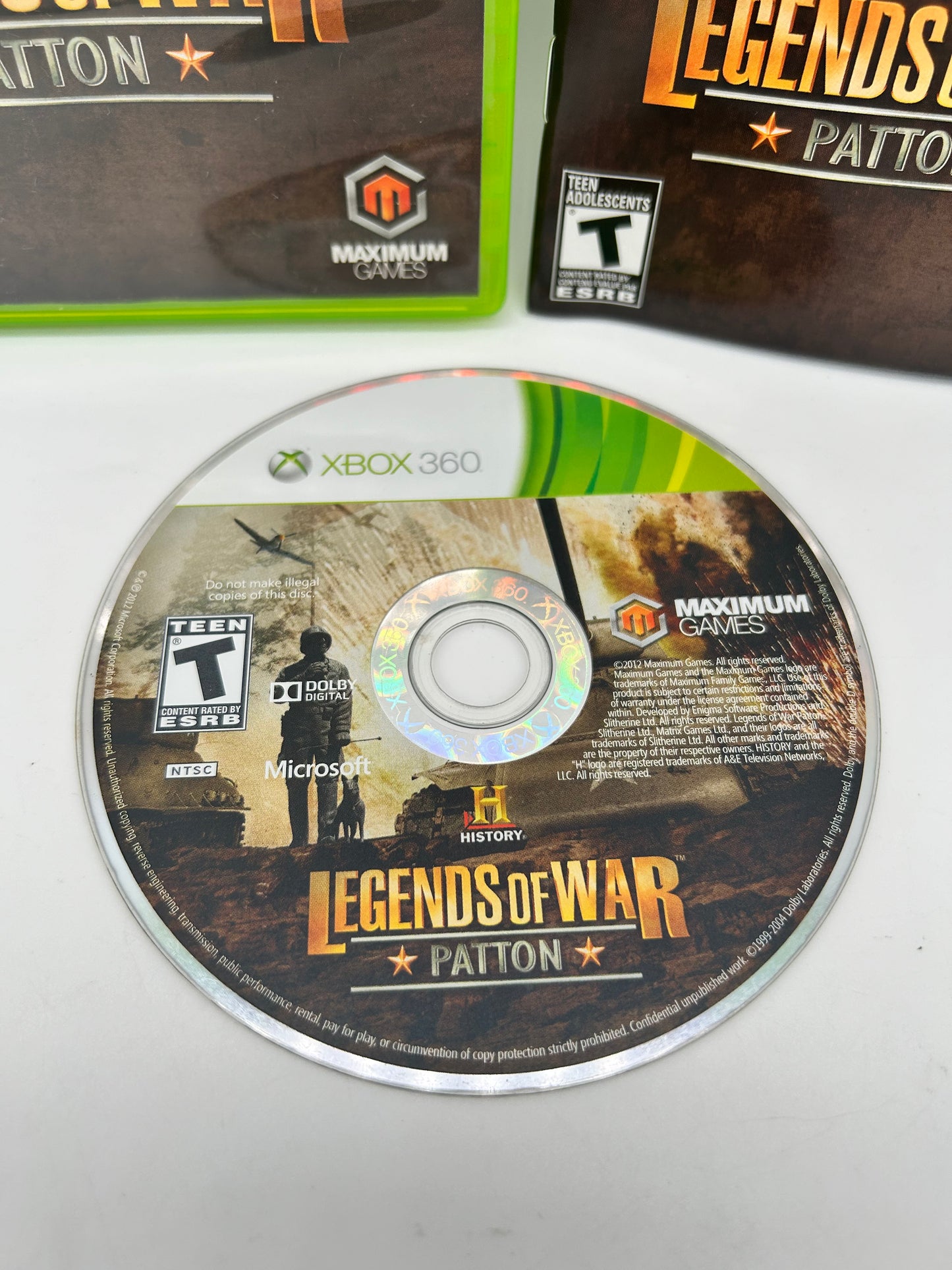 MiCROSOFT XBOX 360 | HiSTORY LEGENDS OF WAR PATTON