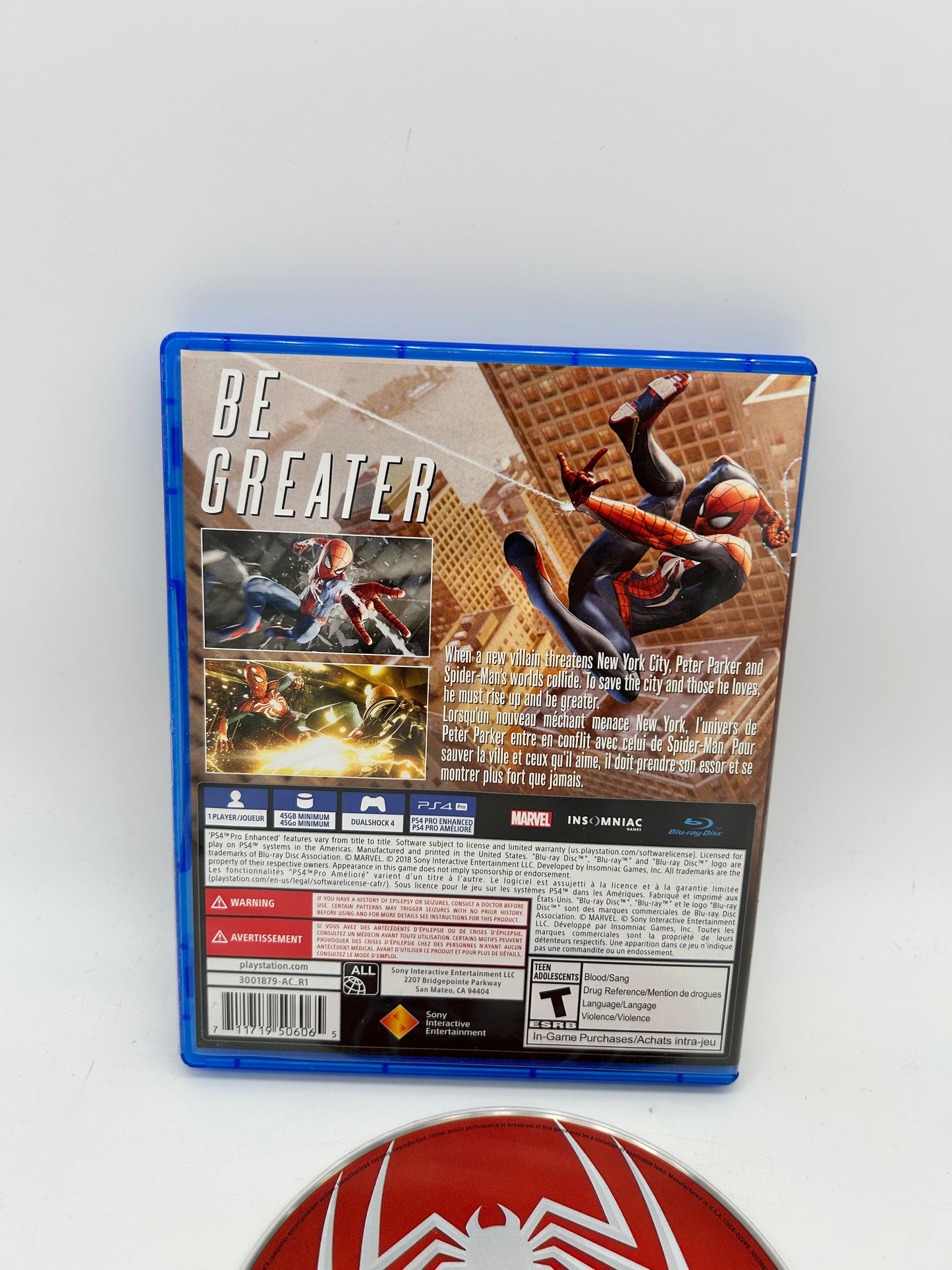 SONY PLAYSTATiON 4 [PS4] | MARVEL SPiDER-MAN