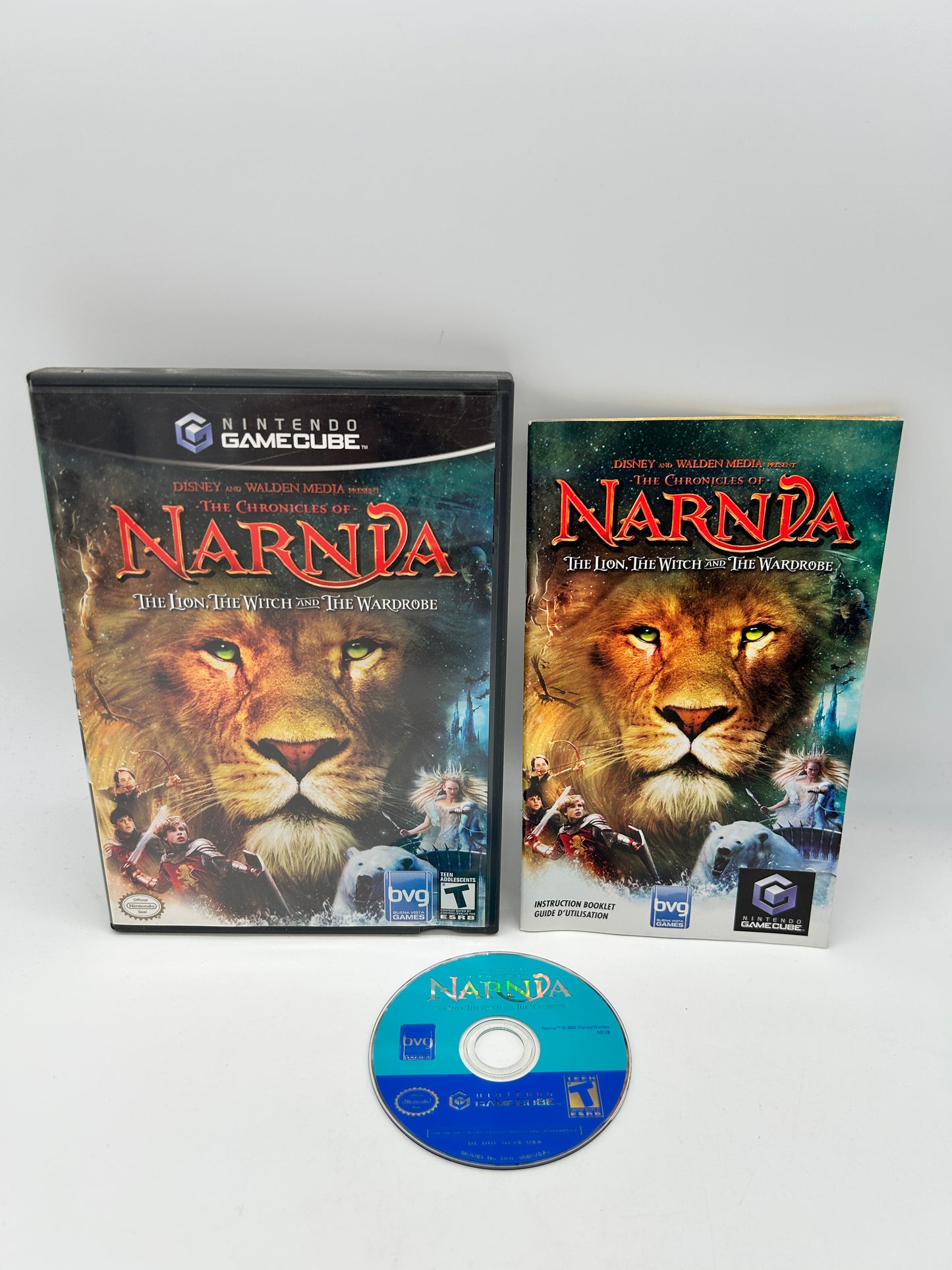 PiXEL-RETRO.COM : NINTENDO GAMECUBE COMPLETE (CIB) BOX INSTRUCTION MANUAL GAME NTSC THE CHRONICLES OF NARNIA THE LION THE WITCH AND THE WARDROBE