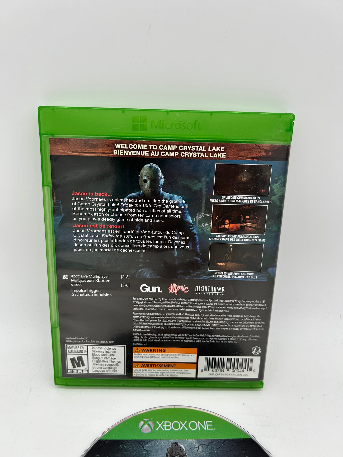 Microsoft XBOX ONE | FRIDAY THE 13TH THE GAME