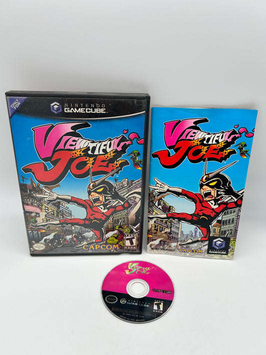 PiXEL-RETRO.COM : NINTENDO GAMECUBE COMPLETE CIB BOX MANUAL GAME NTSC VIEWTIFUL JOE 