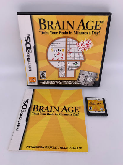 PiXEL-RETRO.COM : NINTENDO DS (DS) COMPLETE CIB BOX MANUAL GAME NTSC BRAIN AGE