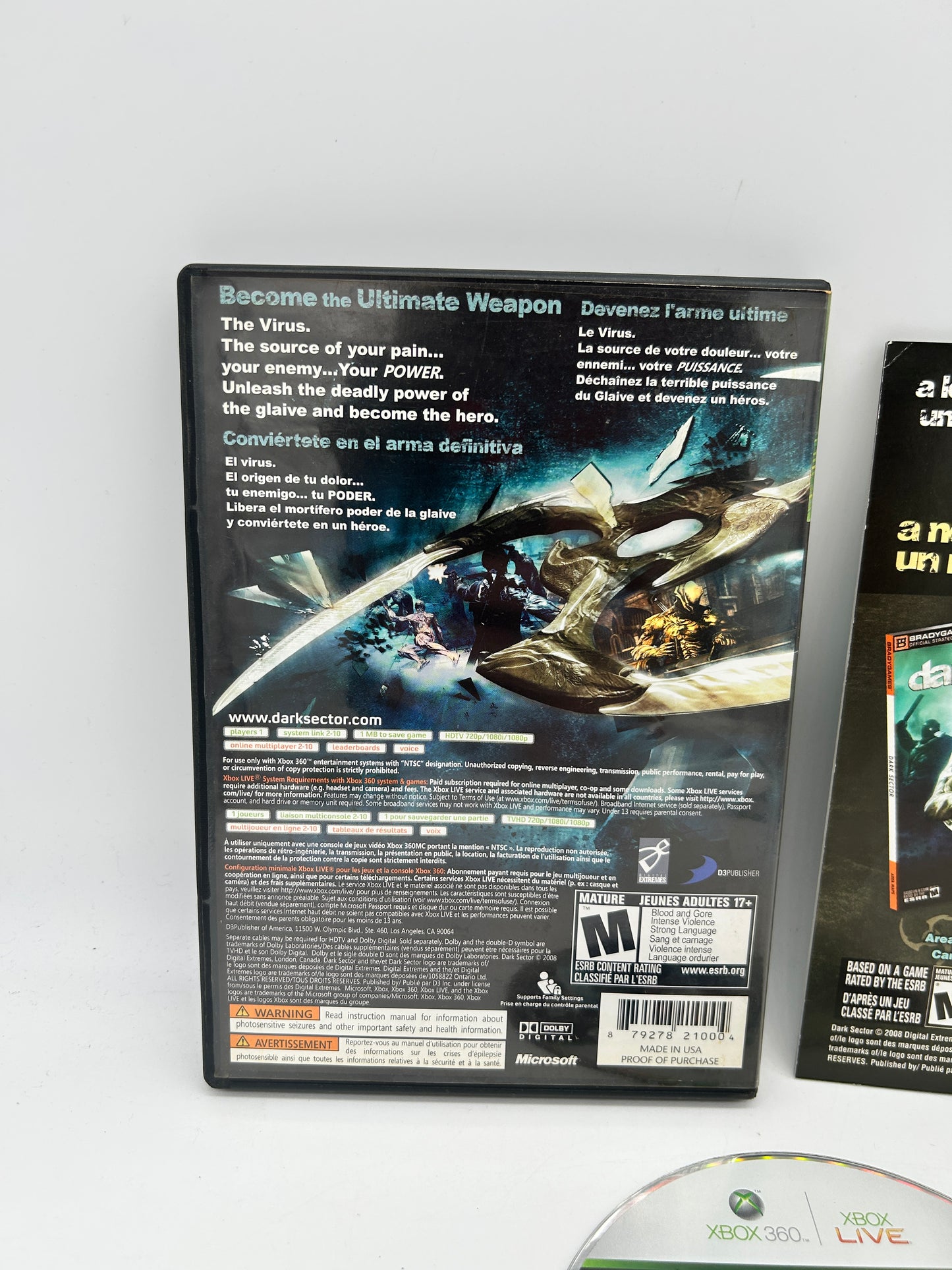 MiCROSOFT XBOX 360 | DARK SECTOR