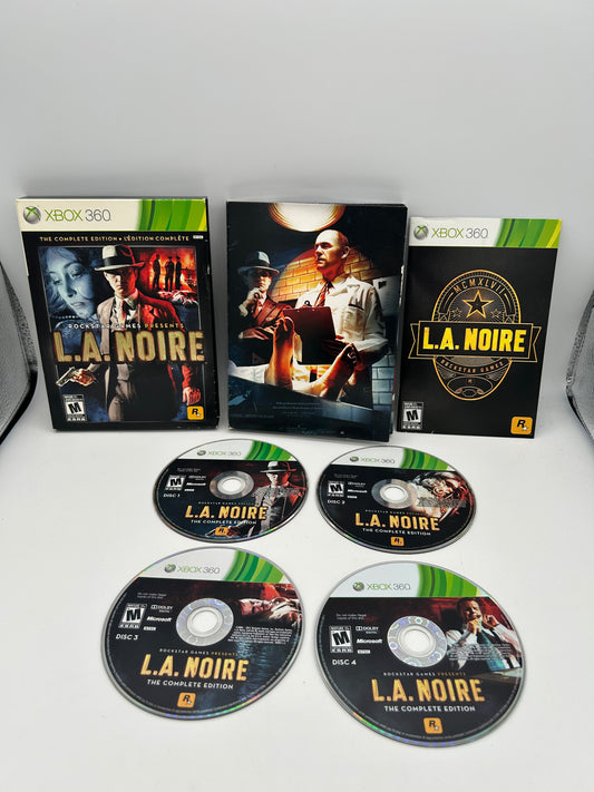 PiXEL-RETRO.COM : MICROSOFT XBOX 360 COMPLETE CIB BOX MANUAL GAME NTSC L.A. NOIRE THE COMPLETE EDITION