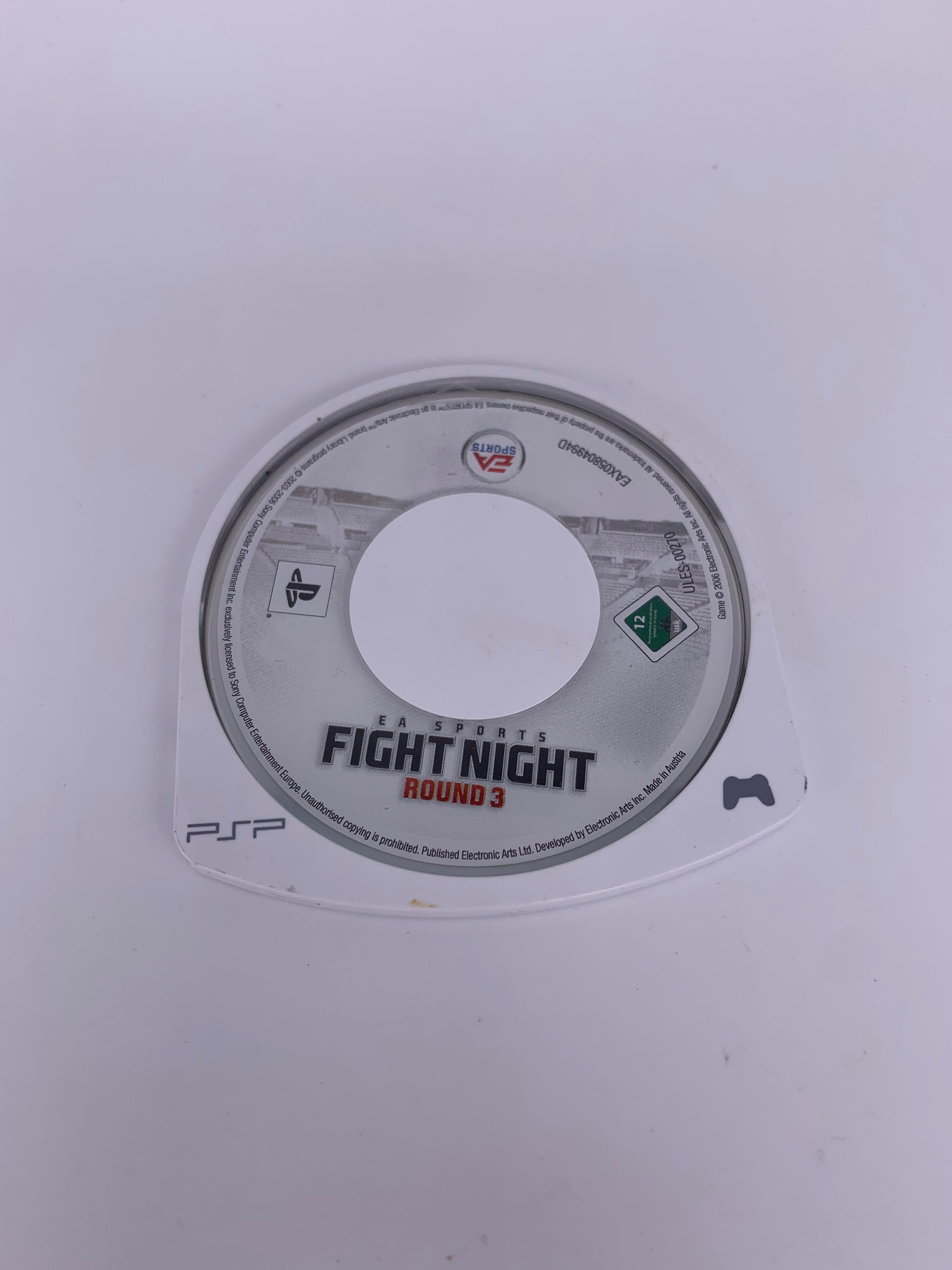 PiXEL-RETRO.COM : SONY PLAYSTATION PORTABLE (PSP) OCOMPLET CIB BOX MANUAL GAME NTSC FIGHT NIGHT ROUND 3