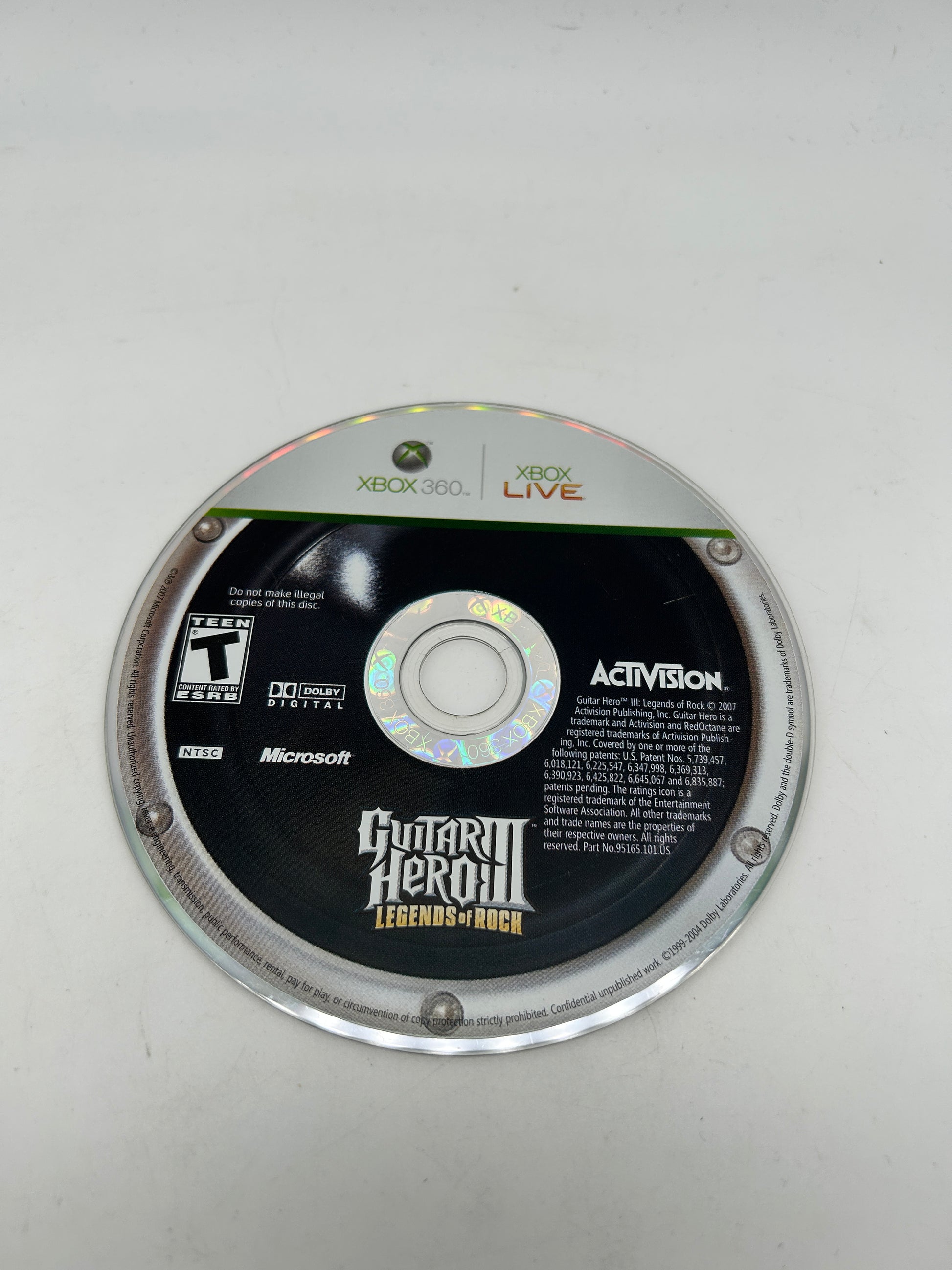 PiXEL-RETRO.COM : MICROSOFT XBOX 360 COMPLETE CIB BOX MANUAL GAME NTSC GUITAR HERO III LEGENDS OF ROCK