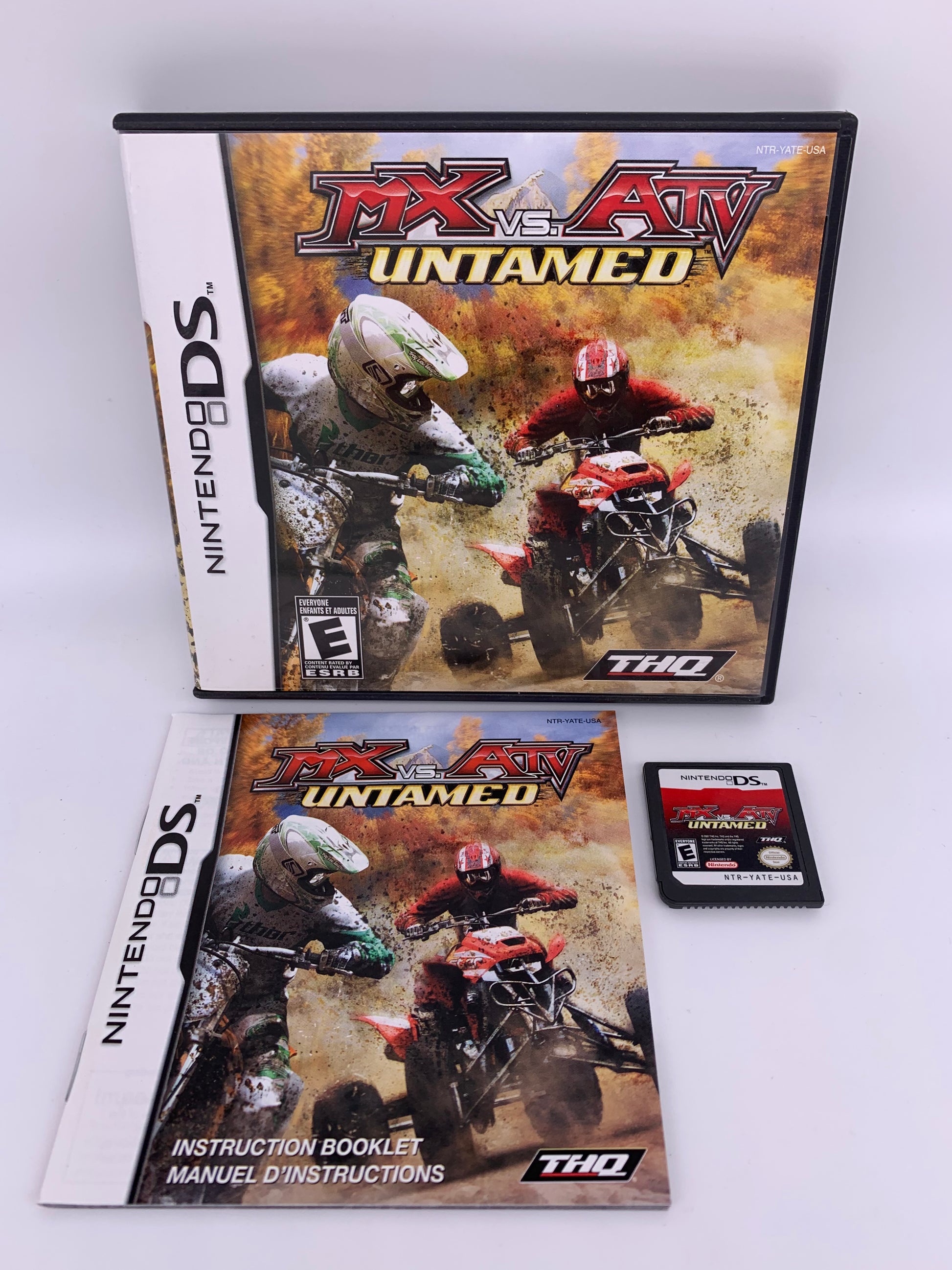 PiXEL-RETRO.COM : NINTENDO DS (DS) COMPLETE CIB BOX MANUAL GAME NTSC MX VS ATV UNTAMED