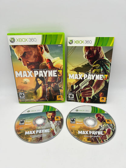 PiXEL-RETRO.COM : MICROSOFT XBOX 360 COMPLETE CIB BOX MANUAL GAME NTSC MAX PAYNE 3