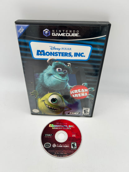 PiXEL-RETRO.COM : NINTENDO GAMECUBE COMPLETE CIB BOX MANUAL GAME NTSC MONSTERS, INC. SCREAM ARENA