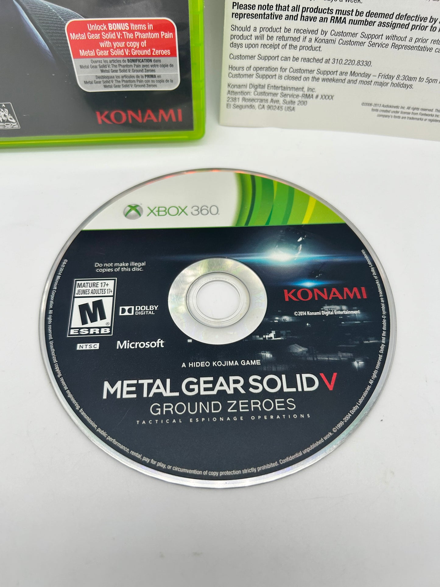 Microsoft XBOX 360 | METAL GEAR SOLiD V GROUND ZEROES