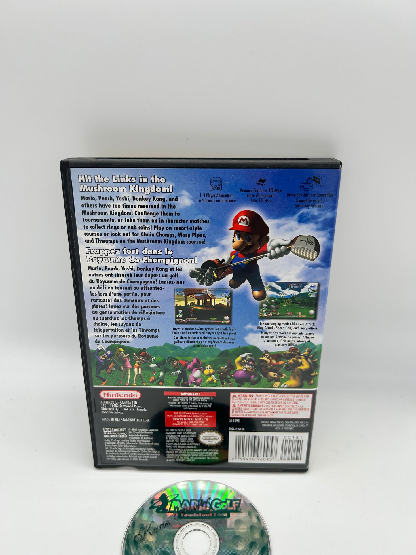 NiNTENDO GAMECUBE [NGC] | MARiO GOLF TOADSTOOL TOUR | PLAYERS CHOiCE