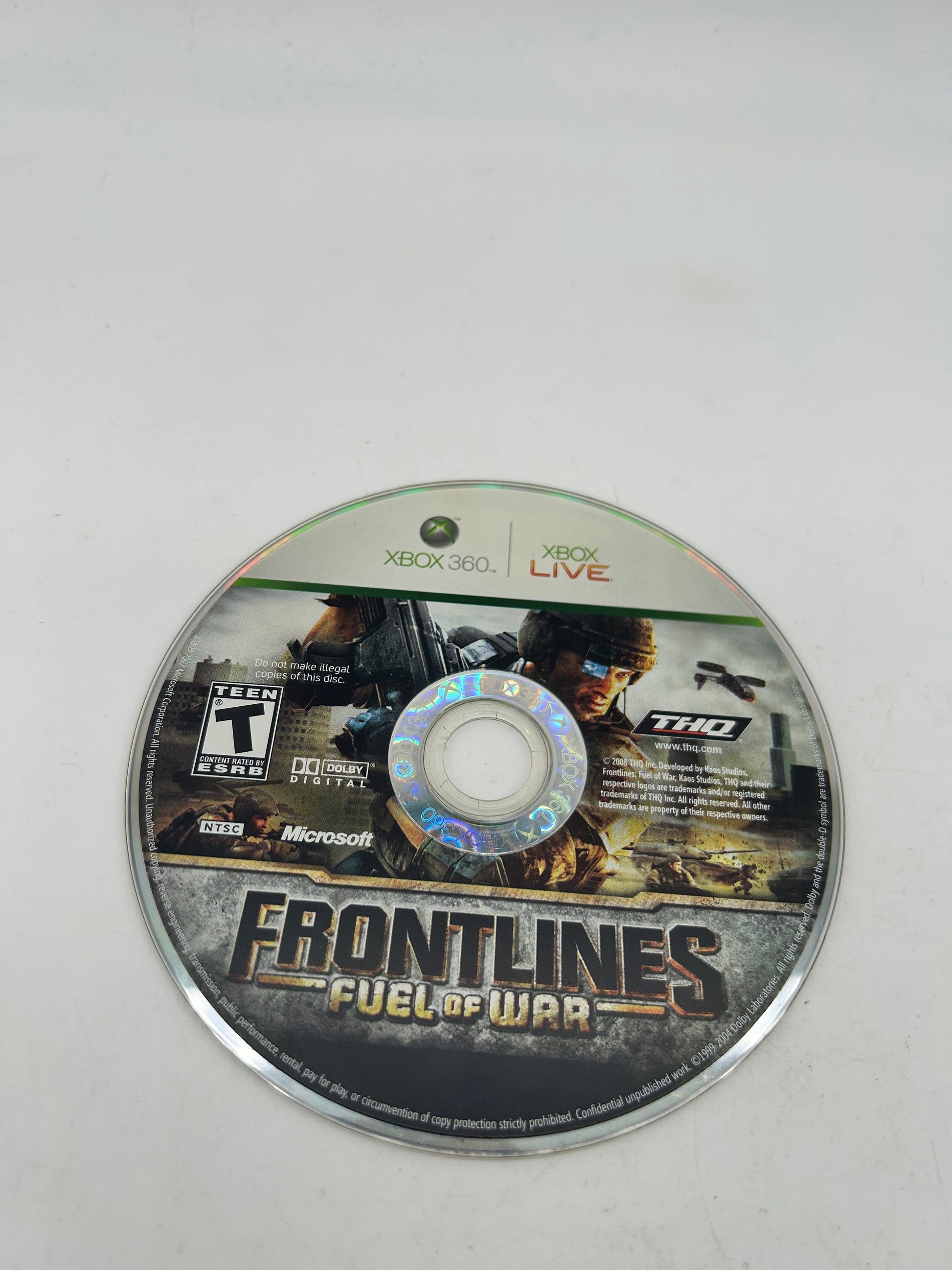 PiXEL-RETRO.COM : MICROSOFT XBOX 360 COMPLETE CIB BOX MANUAL GAME NTSC FRONTLINES FUEL OF WAR